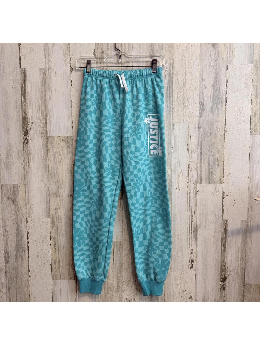 Justice Girls Jogger Sweatpants Size L (12/14) Teal